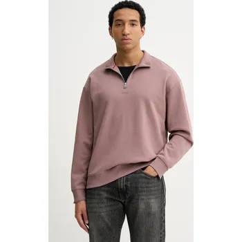 Dámská mikina Bavlněná mikina HUGO Durty244 50525881 růžová 34X, vel. L