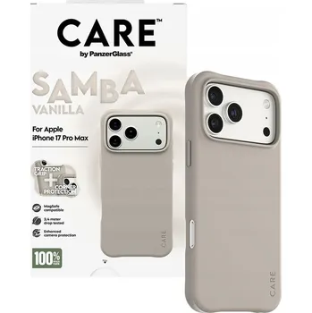 Pouzdro na mobilní telefon Zadní Kryt Panzerglass pro Apple iPhone 17 Pro Max šedý