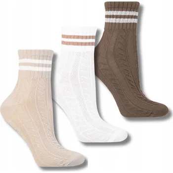 Pánské ponožky Ponožky Moraj ponožky nad kotník svetrový vzor 3-pár 38-41