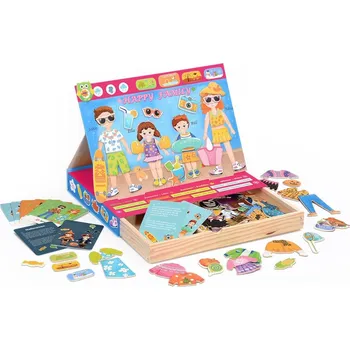 Výuková hračka 2Kids Toys Magnetické oblékání Rodina