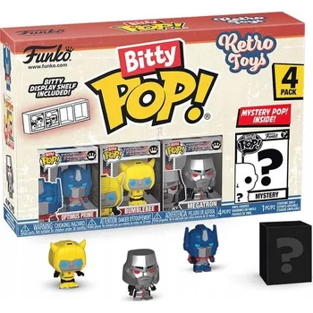 Figurka Retro Hračky Bitty POP! Vinylové Figurky 4-Pack Transformers 2,5 cm