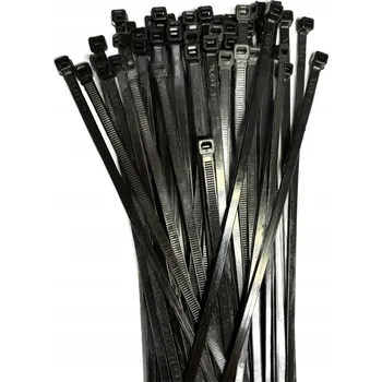 Stahovací páska SILNÉ STAHOVACÍ PÁSKY UPÍNACÍ 4,0x300 mm 112 KS ČERNÉ