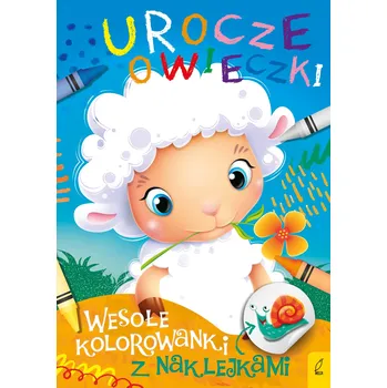 omalovánky Roztomilé ovečky. Veselé omalovánky + samolepky