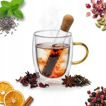 Sklenice Sítko na louhování čaje (na sklenice ) sklep.sokomedica 25 ml 1 šálek