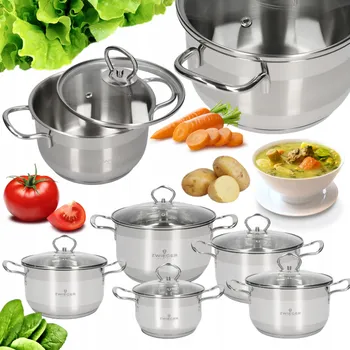 Sada nádobí Zwieger Rocca sada hrnců s poklicemi, 10 dílů