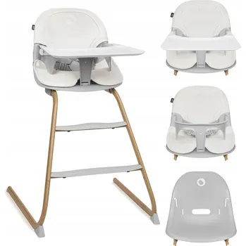 Lionelo Dětská židlička DALIA GREY STONE NATURAL