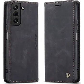 Pouzdro na mobilní telefon Flipové pouzdro Caseme pro Samsung Galaxy S21 Plus, černé