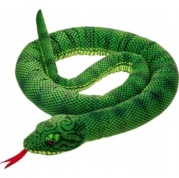 plyšák Plyšový Had 180 cm Zoo Plyšák Zelený