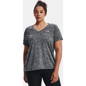 Dámské tričko Under Armour UA Tech Twist SSV& 1353758-001 Černá 1X