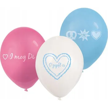 Balónek Balónky latexové 23 cm 6 Ks barevné mix