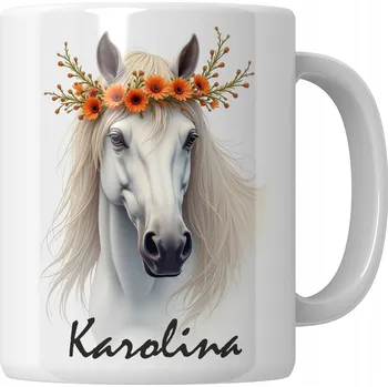 Keramický hrnek 330 ml valentýnský na kávu čaj do kanceláře den matek ŽEN křtiny svatba družičky květiny první svaté přijímání narozeniny se jménem Velikonoce jmeniny kmotra