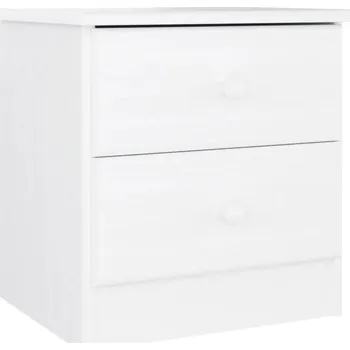 Noční stolek Noční stolek ALTA bílý z masivního borovicového dřeva 41x35x41 cm