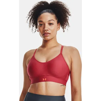 Dámské oblečení Dámská podprsenka Under Armour Infinity Covered Low 1363354-638 Červená SM