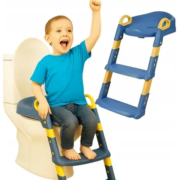 WC sedátko Nástavec na WC sedátko s žebříkem / nočníkem pro děti