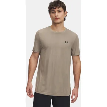 Pánská móda Pánské tričko Under Armour Vanish Seamless Novelty S 1388129-299 Hnědá LG