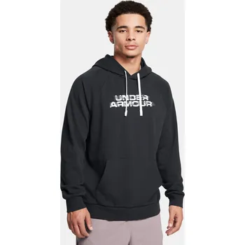 Pánská mikina Pánská mikina Under Armour UA Rival Flc Txtr CG Hood 1389428-001 Černá SM