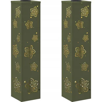 Venkovní osvětlení Solární LED Cestovní Světlo 2 pcs Olivově zelená