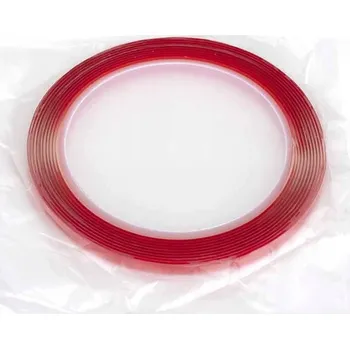 Lepicí páska Oboustranná akrylová páska 6mm x 3m, vysoce odolná a flexibilní