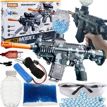 Puška Pistole Na Kulki Żelowe Automatická 3000 nábojů Elektrická