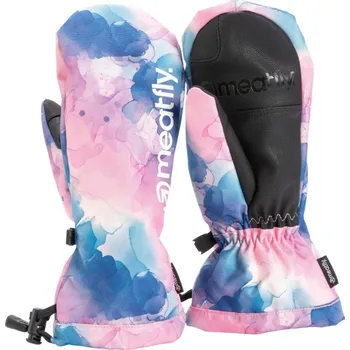 Rukavice Dětské rukavice Meatfly Slayer modrá/růžová L