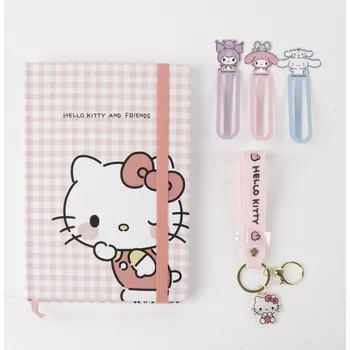 Dárkový set Sanrio - Hello Kitty (zápisník, klíčenka, záložky)