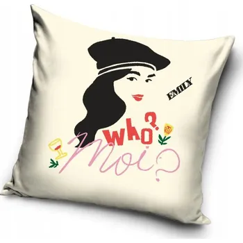 Povlak na dekorativní polštářek Emily v Paříži povlak na polštář 40 x 40 cm