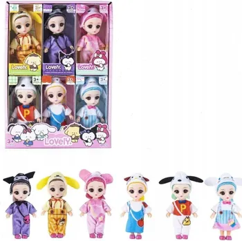 Panenka KRÁSNÁ PANENKA V S KAPUCÍ - 12 CM