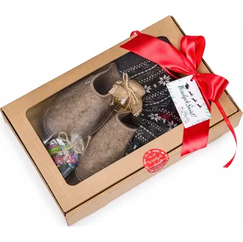 Pánské pantofle Pánské Papuče Teplé pantofle + Sada Ponožky VÁNOČNÍ DÁREK 44