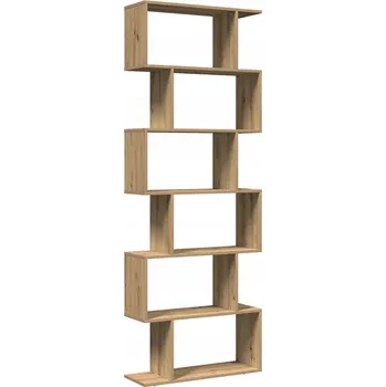 Knihovna Regál/dělící stěna, dub artisan, 70 x 24 x 193 cm
