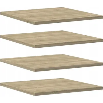 police Police na knihy dub sonoma 40 x 40 x 1,5 cm (4 ks)