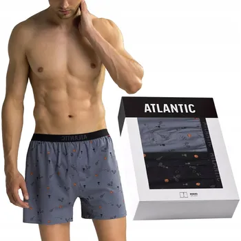 Boxerky Spodní Prádlo Boxerky Atlantic modré, velikost M