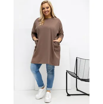 Dámská halenka Halenka RV BZ A1076.00 tmavě lila jedna velikost