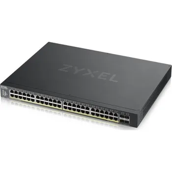 Switch Zyxel XGS1935-52HP, 52 Port Lite-L3 Smart Managed PoE Switch, 48x Gigabit PoE and 4x 10G SFP+, hybrid mode