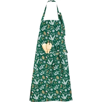 Kuchyňská vánoční zástěra Větvičky 25800 70x90 cm