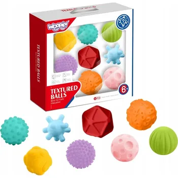 ostatní stavebnice Senzorické mačkací Stavebnice WOOPIE 8 dílů