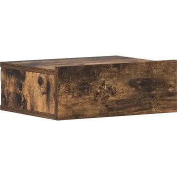 Noční stolek Závěsná noční stolek kouřový dub 40 x 30 x 15 cm