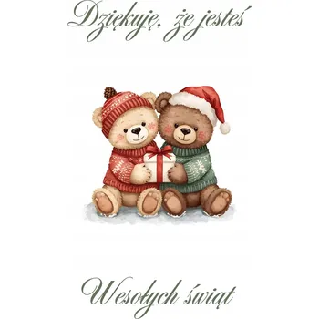 Obraz Vánoční přání 12 x 17 cm