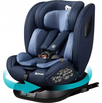 Autosedačka Otočná autosedačka pro děti 360° ISOFIX 0-12 let Šedá