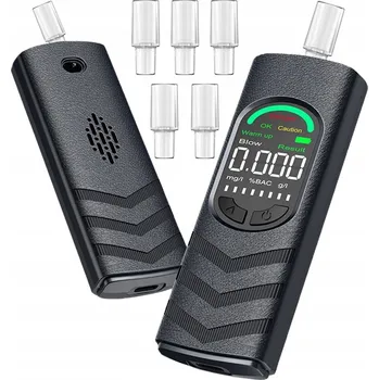 IP kamera Alkohol tester přesný LCD USB rychlý digitální elektrochemický náustek Ix5