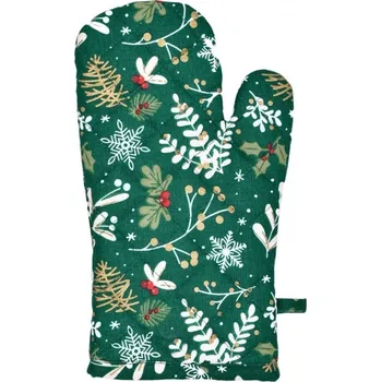 Vánoční kuchyňská chňapka 1 ks Větvičky 25800 18x28 cm