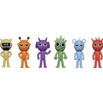 Figurka SADA 6 FIGURKY SPRUNKI INSPIROVANÉ INREDIBOX - SBÍRKA POSTAVIČEK HRAČEK