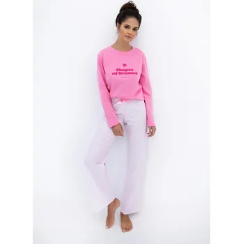 Dámské noční prádlo Sensis dámské pyžamo bavlna růžové, velikost M