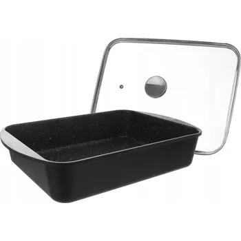 Hrnec Pekáč pekáč, hranatý hrnec na vaření a pečení, 4,4 l