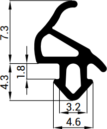 SKLADOVÁ-OKNA.cz Těsnění do plastových oken černé