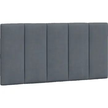 Polštář Polštář na čelo Hanko 100x3x45 cm tmavě šedý sametový