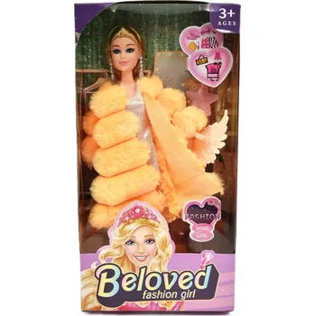 Panenka Panenka Beloved Fashion Girl s kožíškem 30 cm pro holčičku DÁREK