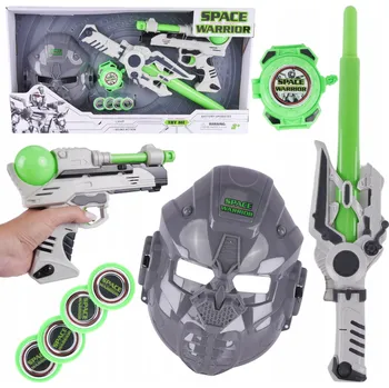 Zbraň Blaster Pistole Kosmická Sada Světelný Meč Zvuk Světlo