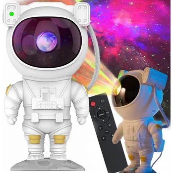 Noční světlo PROJEKTOR NOČNÍ OBLOHY ASTRONAUT NOČNÍ LAMPA PRO DĚTI PROJEKTOR VESMÍR PILOT
