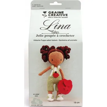 Panenka GRAINE CREATIVE: Sada na Háčkování Panenka Lina 420285