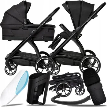 Přeprava dětí KOČÁREK 2V1 MUUVO TRICK 03 JET BLACK A PŘÍSLUŠENSTVÍ